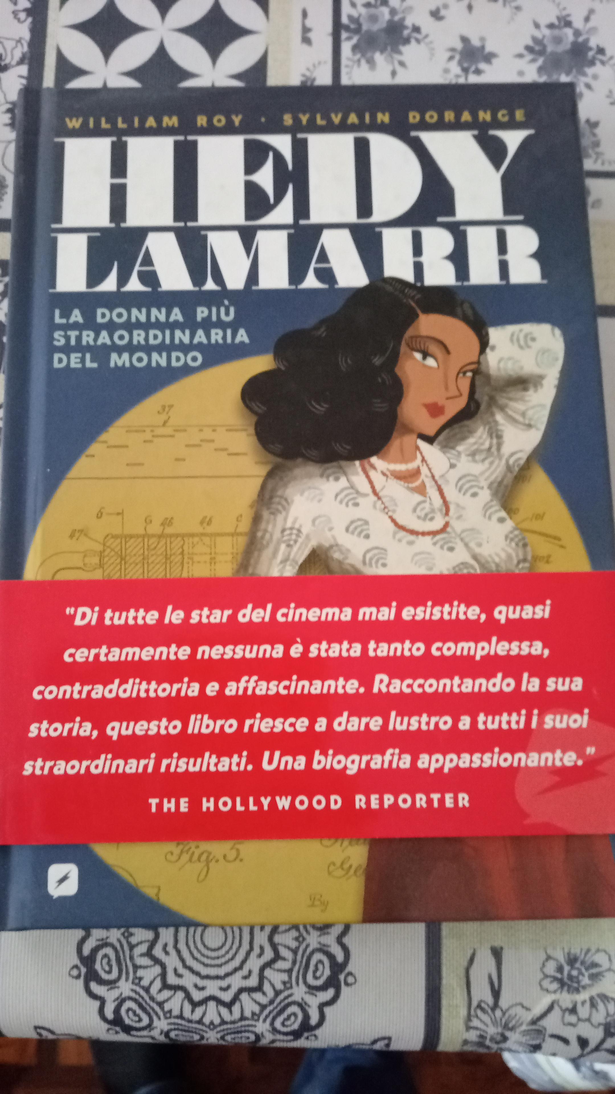 Copertina di un libro su Hedy Lamarr.